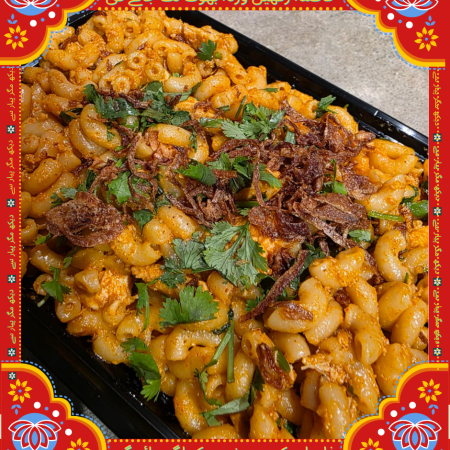 Spicy chicken tikka macaroni